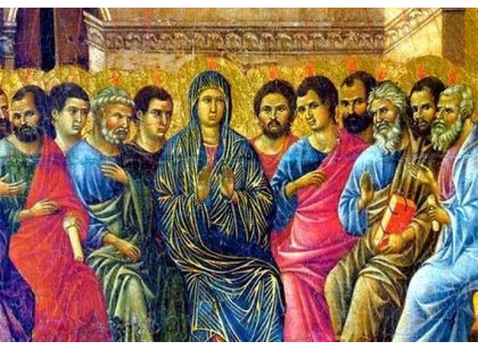 Maria e apostoli